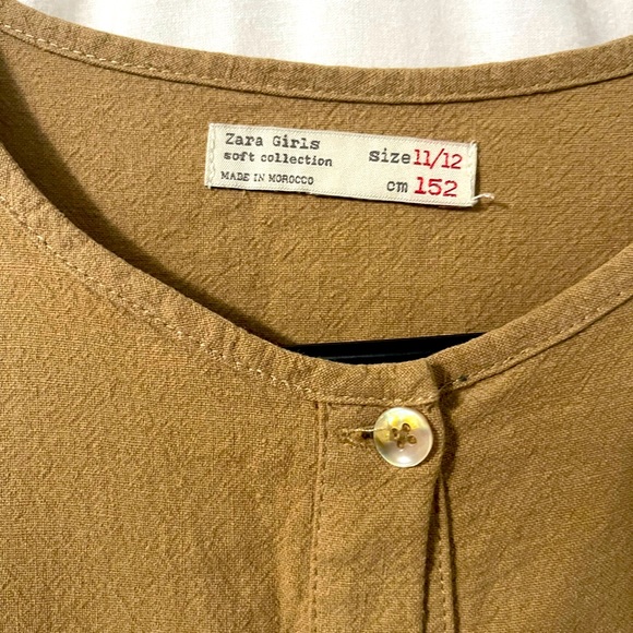 Zara Tan Girl Jumper Size 11/12 - Picture 2 of 5